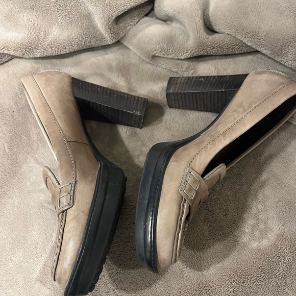 Grey Tod’s Heeled Loafers - Picture 3 of 4